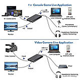 4K HDTV USB 3,0 внешняя карта видеозахвата 1080P, фото 3