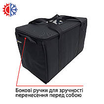 Термосумка для кейтерингу 60х30х35 см 63 л Чорна 603035, фото 4