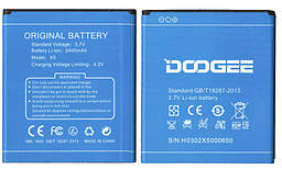 Батарея (акумулятор) Doogee X5 / X5S (3.7V 2400 mAh) S/N:H030X5000650