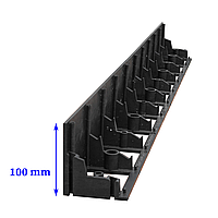Бордюр пластиковый садовый Eko-Bord Uni (Польша), высота 100 мм, 1,0 м