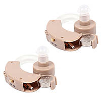 Комплект слуховых аппаратов Cyber Sonic, заушные слуховые аппараты для слабослышащих, усилитель слуха (TOP)
