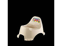 Горщик дитячий молочний Potty Chair Капучино 311 ТМ ELIF Solmir