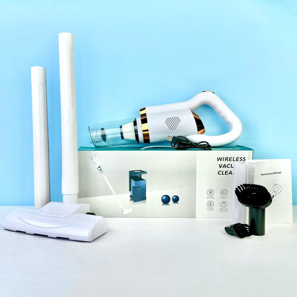 Бездротовий вертикальний пилосос SK-968 2000mAh 120W 600ml (для Дому й Авто)