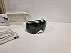 Гірськолижна маска Smith Skyline XL White Vapor Лінза S3 ChromaPop Black Sun, фото 2
