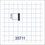 Пряжка 35711 чорний нікель 14мм, фото 7