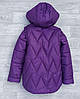 Дитяча куртка жилетка для дівчинки весна осінь розміри 122-152, фото 3