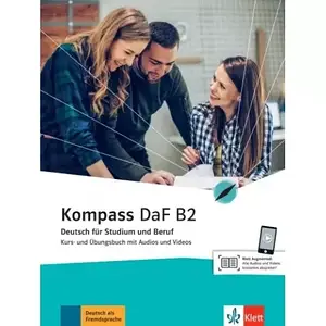 Kompass DaF B2 Kurs- und Übungsbuch mit Audios und Videos (підручник)