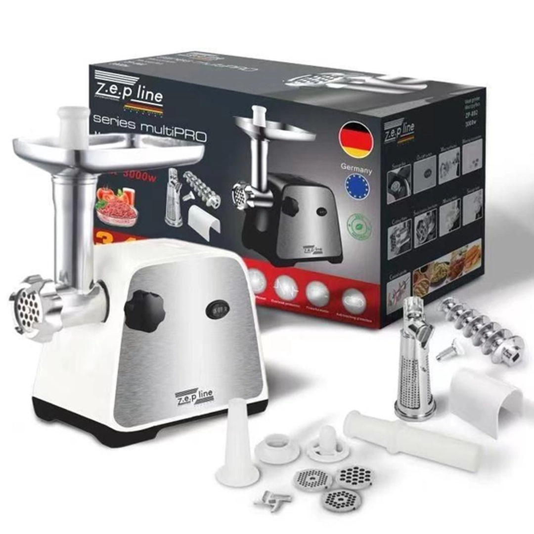 Електром'ясорубка Zepline ZP-002 3000 Вт Білий, фото 1