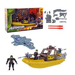 2310 BL Набір військового Катер з аксесуарами в коробці