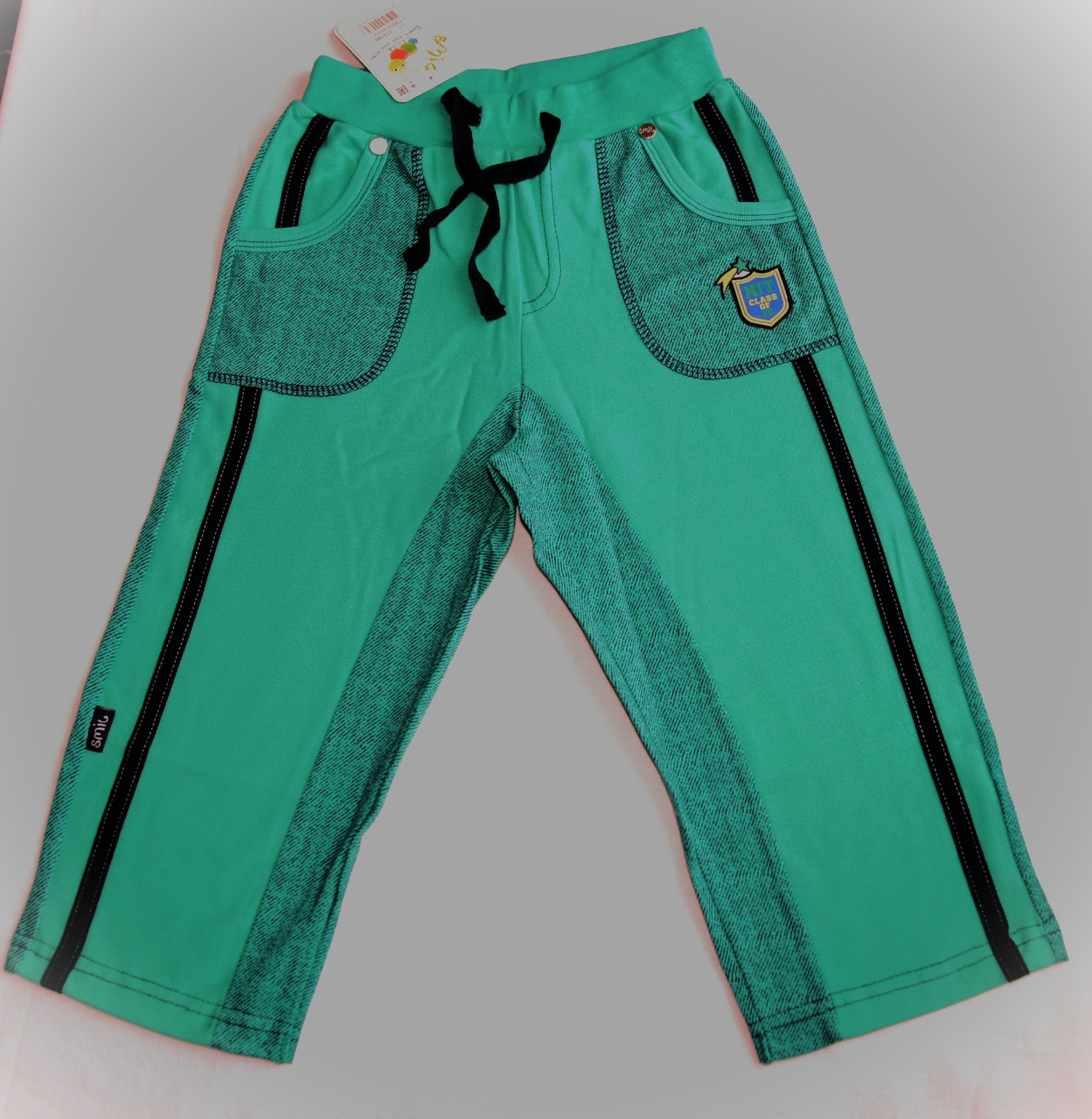 Штани-брюки трикотажні,  зелені, Smil, розмір 128