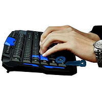 Игровая клавиатура и мышка HK-8100, беспроводная клавиатура и мышь, блютуз клавиатура игровая, b2