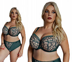 Бюстгальтер з м'якими чашками чорний soft Kris Line essence жіноча спідня білизна великих розмірів груди