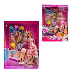 07-2 HS Лялька з немовлям і аксесуарами, у коробці