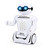 Детская электронная копилка для бумажных денег Робот, игрушечная копилка для детей, сейф копилка для денег, b2