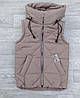 Дитяча куртка жилетка для дівчинки весна осінь розміри 122-152, фото 6