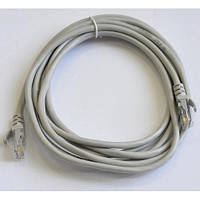 Патч-корд ATCOM UTP RJ45 Cat.5e patchcord molded 1m сірий (4962)