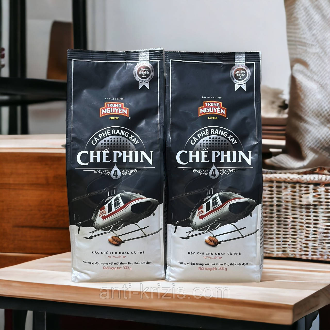 ПОСТАВКА 2025-В'єтнамський мелений натуральна кава TRUNG NGUYEN CHE PHIN No4 500г