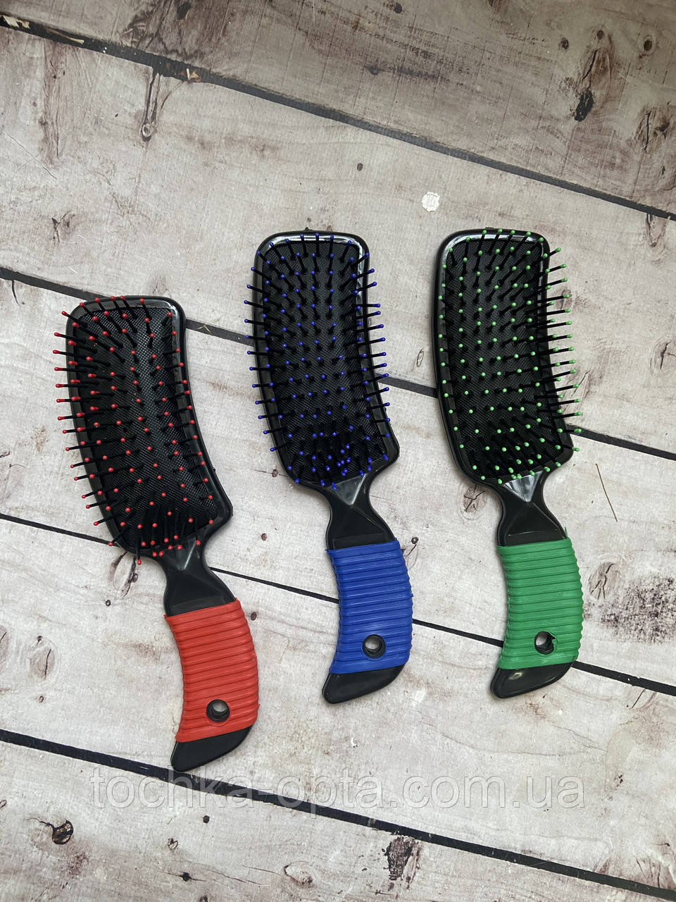 Масажна щітка для волосся сокирка, фото 1