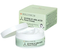 Восстанавливающий крем для лица с гликолевой кислотой HOLLYSKIN Glycolic AHA Acid Face Cream
