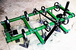 Пружинний культиватор передпосівний європак-1,6м навісний до мінітрактора ($-образна стійка, 7 лап в 2 ряди)