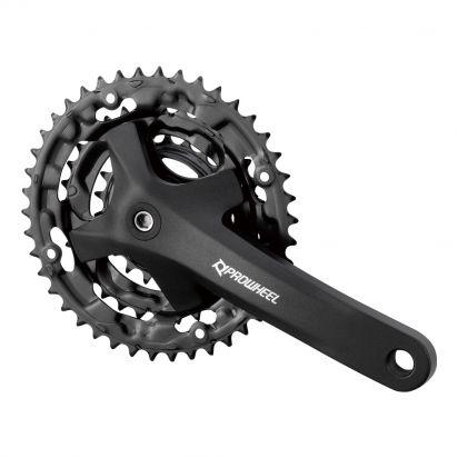 Шатуни PROWHEEL MPE-301 під квадрат, 170мм, 22-32-42Т, з захистом, чорний