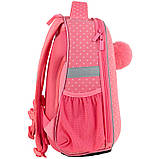 Рюкзак шкільний каркасний Kite Studio Pets 35x26x13.5 см 12 л, 115-130 см, рожевий (SP24-555S-2), фото 7