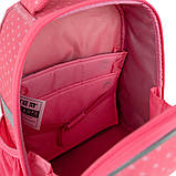 Рюкзак шкільний каркасний Kite Studio Pets 35x26x13.5 см 12 л, 115-130 см, рожевий (SP24-555S-2), фото 8