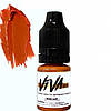 ПІГМЕНТ ДЛЯ ТАТУАЖУ ПОМАРАНЧИЙ КОРЕКТОР VIVA INK CORRECTOR #1 ORANGE 6ML, фото 3