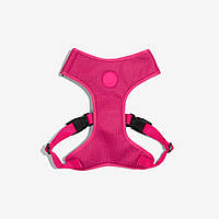 Шлея для собак Zee.Dog - Pink Led Adjustable Air Mesh Harness M 35-40 см,52-62 см