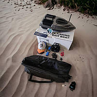 Кораблик для рыбалки Flytec MAX V900 Crabon GPS 2 аккумулятора 12000mAh (усиленные) + зарядка авто + сумка