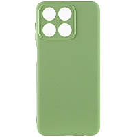 Чехол Silicone Cover Lakshmi Full Camera (A) для Huawei Honor X8a | Микрофибра Зеленый / Pistachio