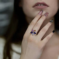 Срібна каблучка “Вічне сяйво” з кубічним цирконієм