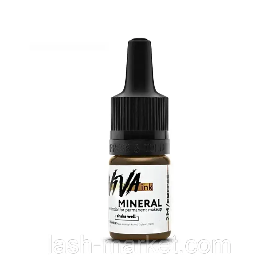 Пігмент для татуажу Viva Eyebrows Mineral 2/M Coffee, 6 мл