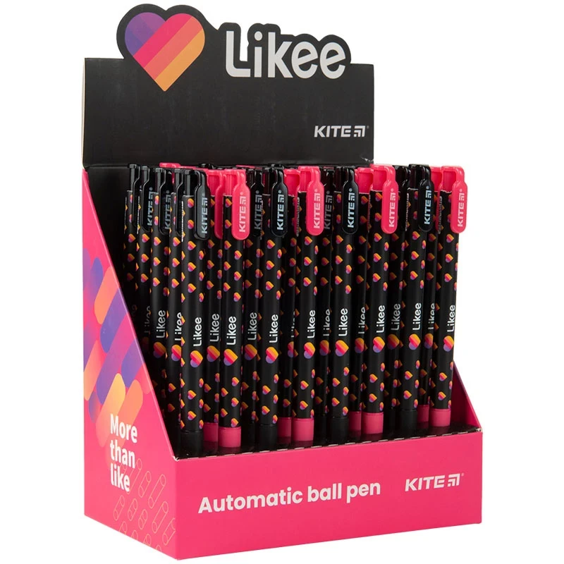 Ручка кулькова автоматична Kite Likee Синя LK22-363