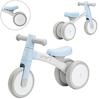 Беговел для малышей без педалей MoMi TEDI Blue, Легкий велобег для мальчиков от 1 года 3-х колесный