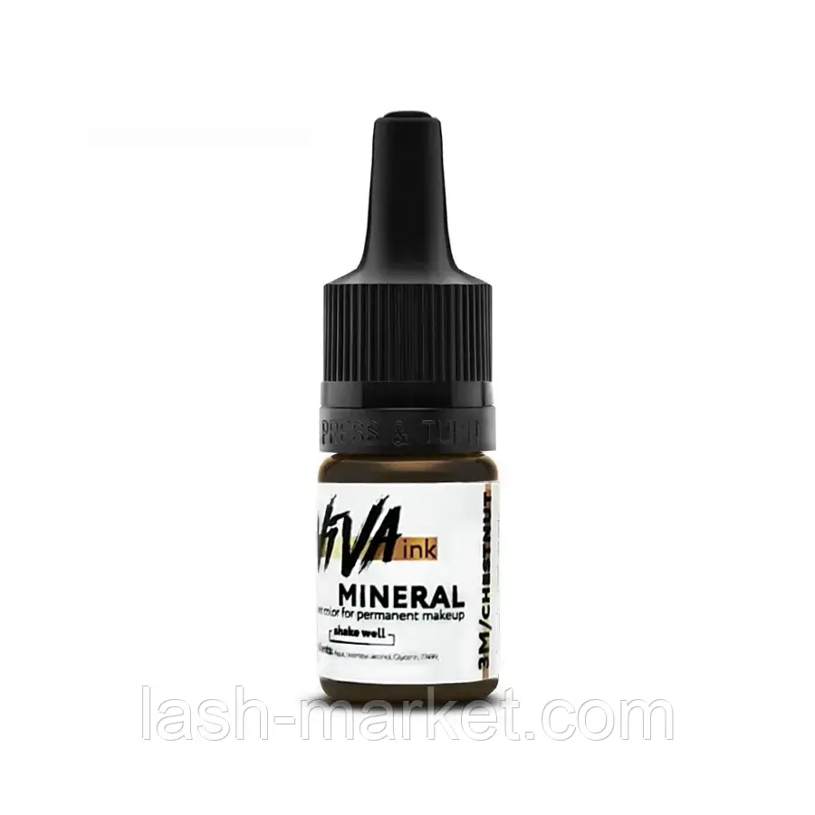 Пігмент для татуажу Viva Eyebrows Mineral 3/M Chestnut, 6 мл
