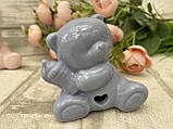 Статуетка із кераміки "Ведмедик" h-7 см, фото 2