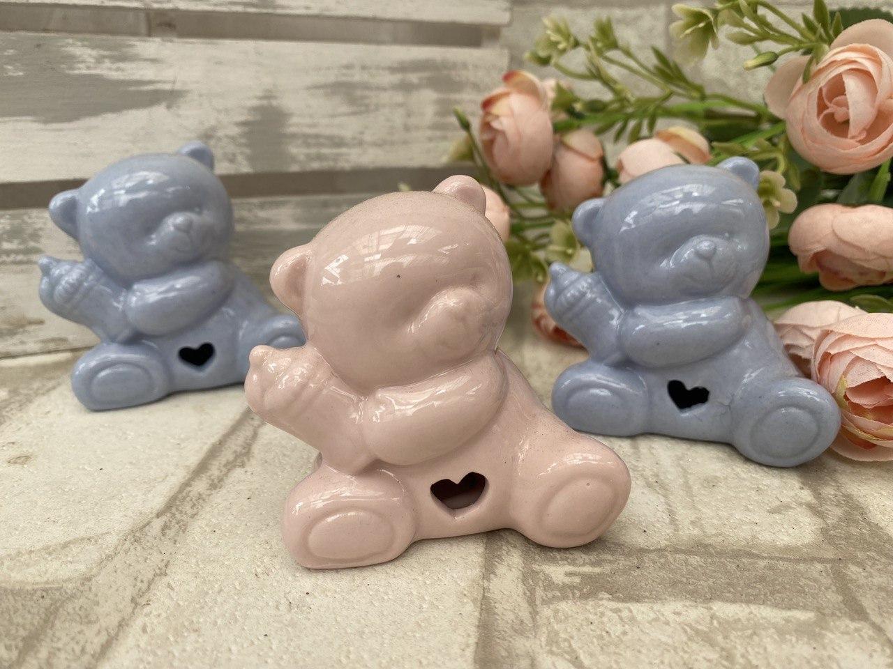 Статуетка із кераміки "Ведмедик" h-7 см, фото 1