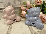 Статуетка із кераміки "Ведмедик" h-7 см, фото 4