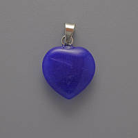 Кулон Серце Апатит d-15х15х6мм+- L-23мм+- купити біжутерію оптом в інтернеті