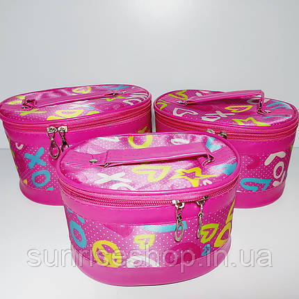 Набір косметичок 3 шт різного розміру, фото 1
