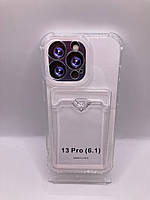 Clear Pocket TPU Case iPhone 13 Pro 769045