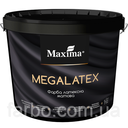 Фарба латексна акрилова Maxima Megalatex матова 7кг