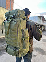 Большой армейский рюкзак баул Олива. Военный рюкзак