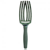 Olivia Garden Fingerbrush Boar & Nilon Medium Green Emerald Щетка для волос