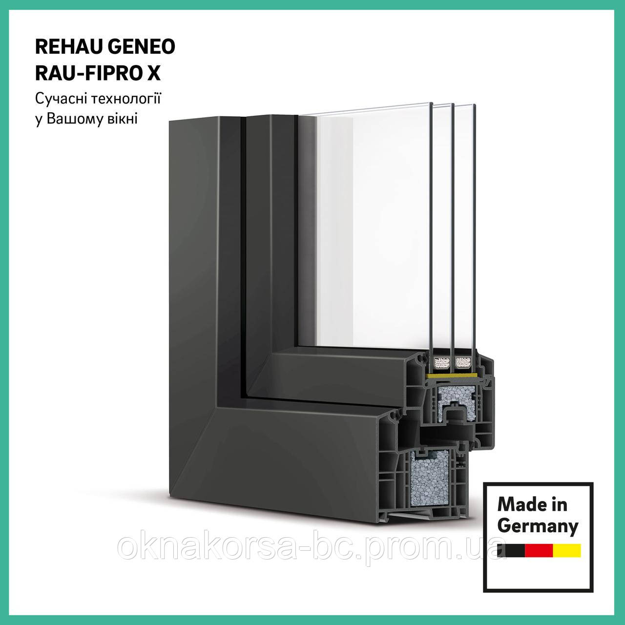 Виготовляємо вікна REHAU GENEO 86 мм товщина профілю - фото 3 - id-p2098754794