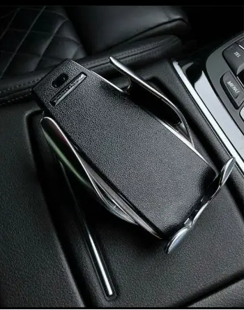 Підставка під телефон у машину, Автоматичний тримач для смартфона в автомобіль, Автотримач Sensor S5 QI
