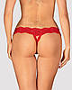 Стринги жіночі з відкритим доступом Obsessive AMOR CHERRIS crotchless thong, фото 3