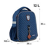 Шкільний набір Kite College Line boy  (рюкзак, пенал, сумка)35x26x13.5 см 12 л, синій (SET_K24-555S-4), фото 2