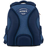 Шкільний набір Kite College Line boy  (рюкзак, пенал, сумка)35x26x13.5 см 12 л, синій (SET_K24-555S-4), фото 5